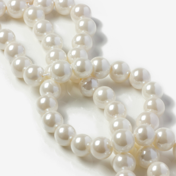 Perły ceramiczne kulki białe 10mm
