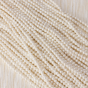 Perły ceramiczne kulka biała 3mm