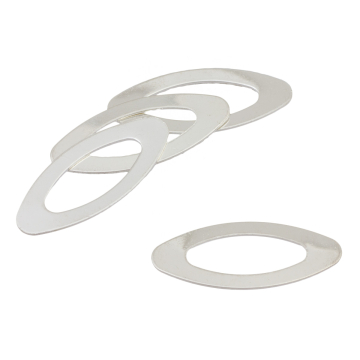 Owal ozdobny gładki 30x13mm