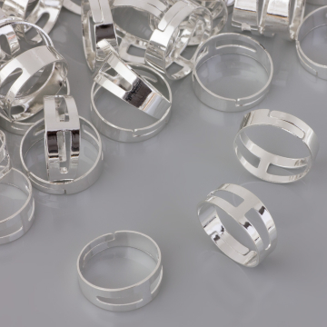 Bazy pierścionka regulowane 18mm