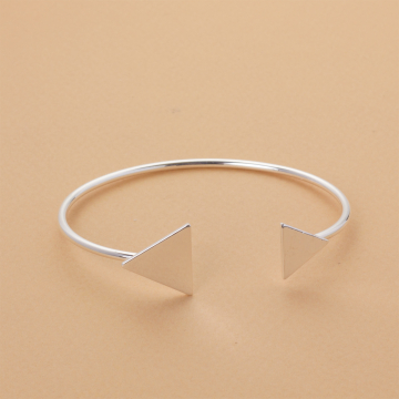 Bransoletka z mosiądzu płaskie trójkąty 16-21cm