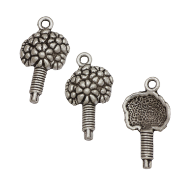 Zawieszka bukiet kwiatów 12x22mm