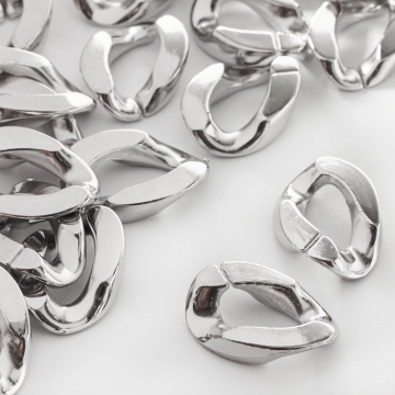 Ogniwa łańcucha akrylowego pancerka 22x16mm