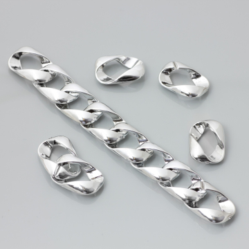 Ogniwa łańcucha akrylowego wstążka 24x16mm