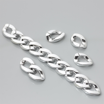 Ogniwa łańcucha akrylowego pancerka 23x16mm