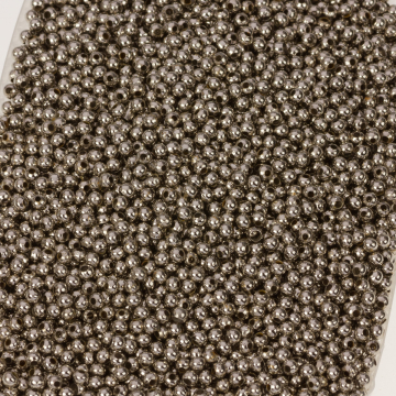 Kulki gładkie w kolorze ciemnego srebra 2,4mm