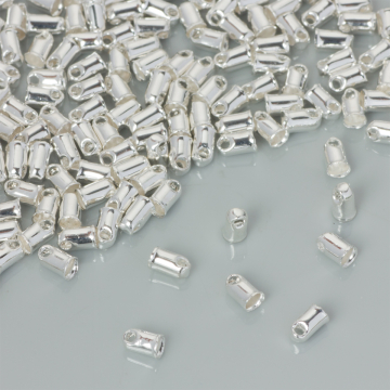 Końcówki do rzemieni i linek okrągłe 2mm