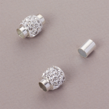 Zapięcie magnetyczne z kryształkami crystal 6mm