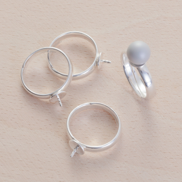 Srebrna baza pierścionka regulowana  AG925 16,5mm