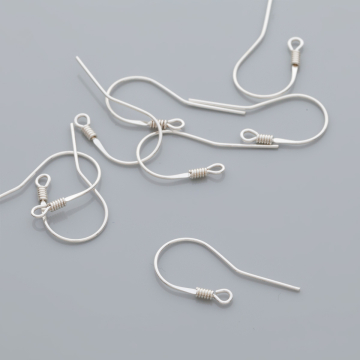 Srebrne bigle ze sprężynką próba AG925 22mm