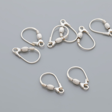 Srebrne bigle zamykane AG925 18mm