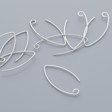 Srebrne bigle "rybki" AG925 40mm