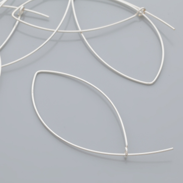 Srebrne bigle "rybki" zamykane AG925 6cm