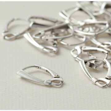 Srebrne bigle angielskie AG925 18mm