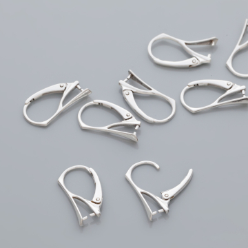 Srebrne bigle zamykane do kamieni AG925 20mm