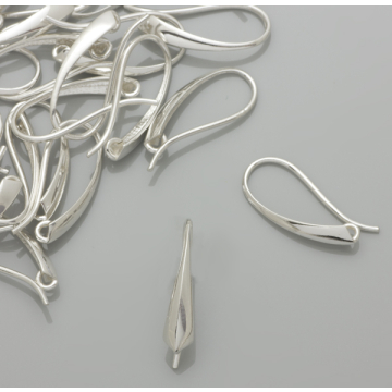 Srebrne bigle diamentowe otwarte AG925 23mm