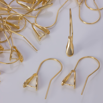 Srebrne bigle z krawatką AG925 pozłacane 27mm