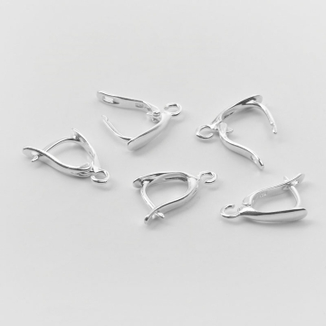 Srebrne bigle zamykane łezki AG925 16,5mm