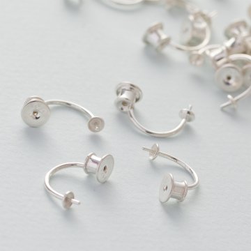 Srebrne baranki twins AG925 18mm