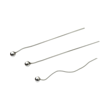 Wężyki srebrne AG925 4cm