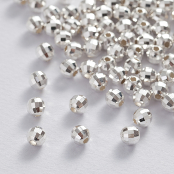 Srebrne kulki disco AG925 6mm