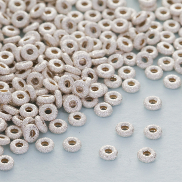 Srebrna przekładka donat diamentowany AG925 3,5mm