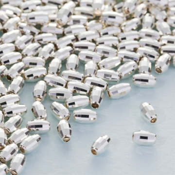 Srebrna przekładka oliwka disco AG925 5x3mm