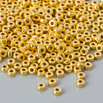 Srebrna przekładka oponka gładka AG925 pozłacana 3mm