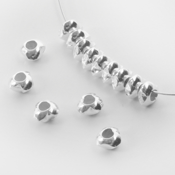 Srebrna przekładka trójkąt skręcany AG925 6mm