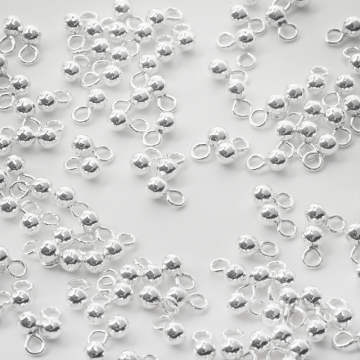 Srebrna zawieszka kuleczka AG925 4mm