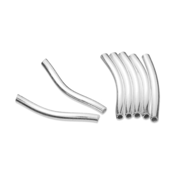 Srebrne rurki skręcane AG925 1,5mm x 1,5cm