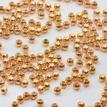 Srebrne zapięcie stoper do cienkich sznureczków AG925 pozłacane 4mm