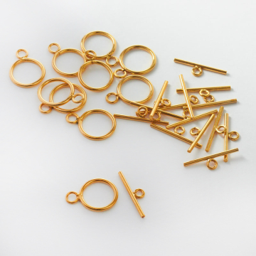 Srebne zapięcie toggle kółeczko z patyczkiem AG925 13,5mm