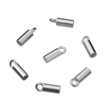 Srebrne końcówki do linek i rzemieni 3mm AG925