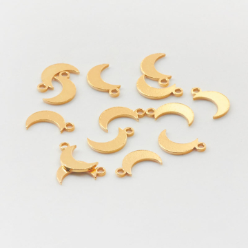 Srebrna zawieszka księżyc AG925 pozłacane 7mm