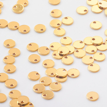 Srebrna mini zawieszka kółko AG925 pozłacane 4mm