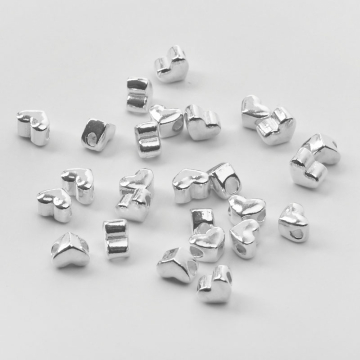 Srebrny koralik serce AG925 5,5mm