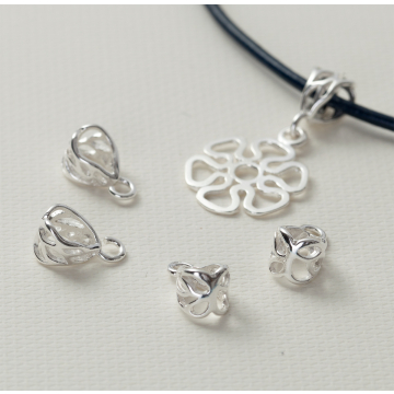 Srebrna krawatka ozdobna AG925 12mm