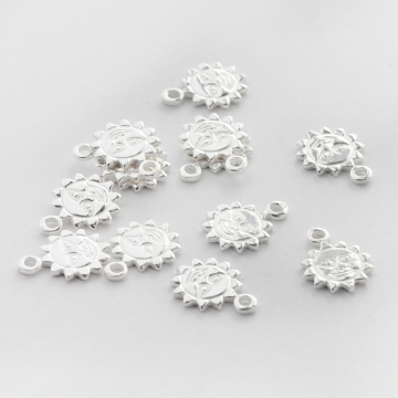 Srebrna zawieszka słoneczko AG925 8,5mm