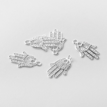 Srebrna zawieszka ręka Fatimy AG925 15mm