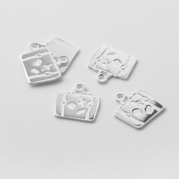 Srebrna zawieszka walizka AG925 9,5mm