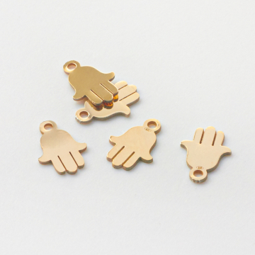 Srebrna zawieszka ręka Fatimy gładka AG925 8,5mm