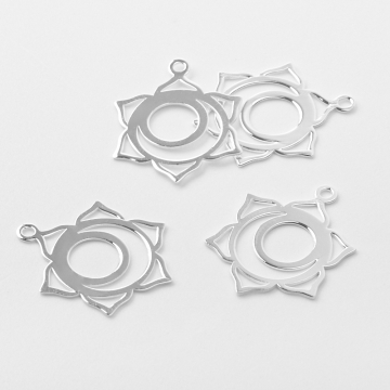 Srebrna zawieszka symbol czakry sakralnej AG925 22mm