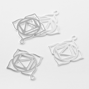 Srebrna zawieszka symbol czakry korzenia AG925 22mm