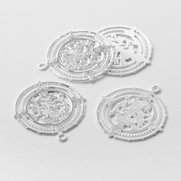 Srebrna zawieszka wódz majów AG925 25mm