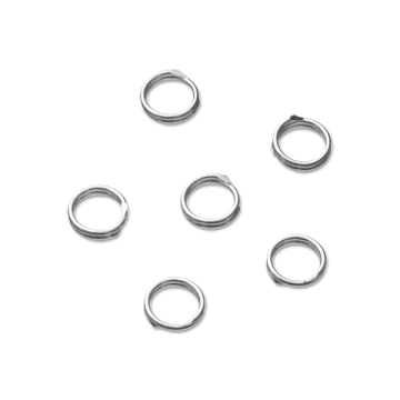Srebrne kółeczka sprężynki AG925 6mm