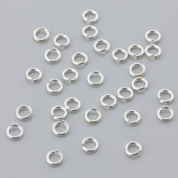 Srebrne kółeczka zaciskowe AG925 4x0,8mm