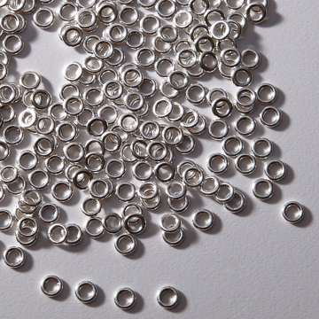 Srebrne kółeczka pełne 4,5mm AG925