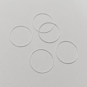 Srebrne kółko lutowane AG925 36,5x0,8mm