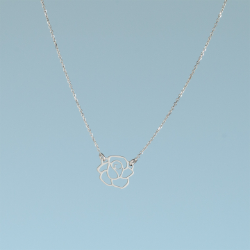 Srebrny rodowany naszyjnik trójkąty geometryczne AG925 44-46cm